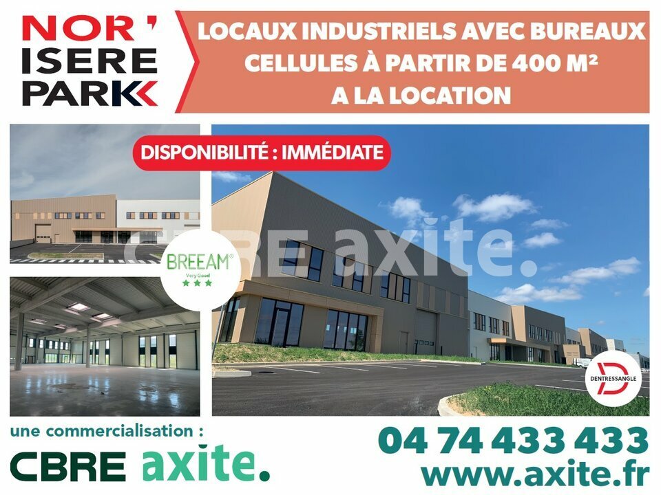 CBRE AXITE BOURGOIN LOCATION-LOCAL D'ACTIVITE-VILLEFONTAINE-38