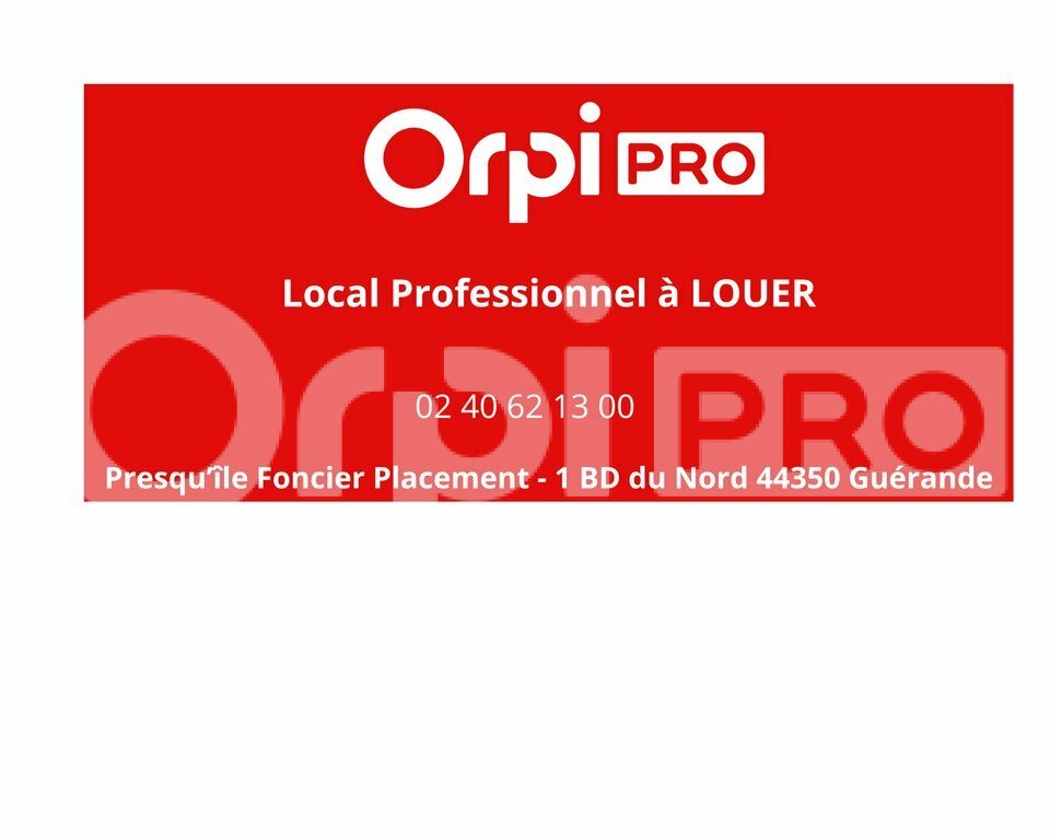 ORPI PRESQUILE FONCIER IMMOBILIER  LOCATION-LOCAL D'ACTIVITE-SAINT-NAZAIRE-44