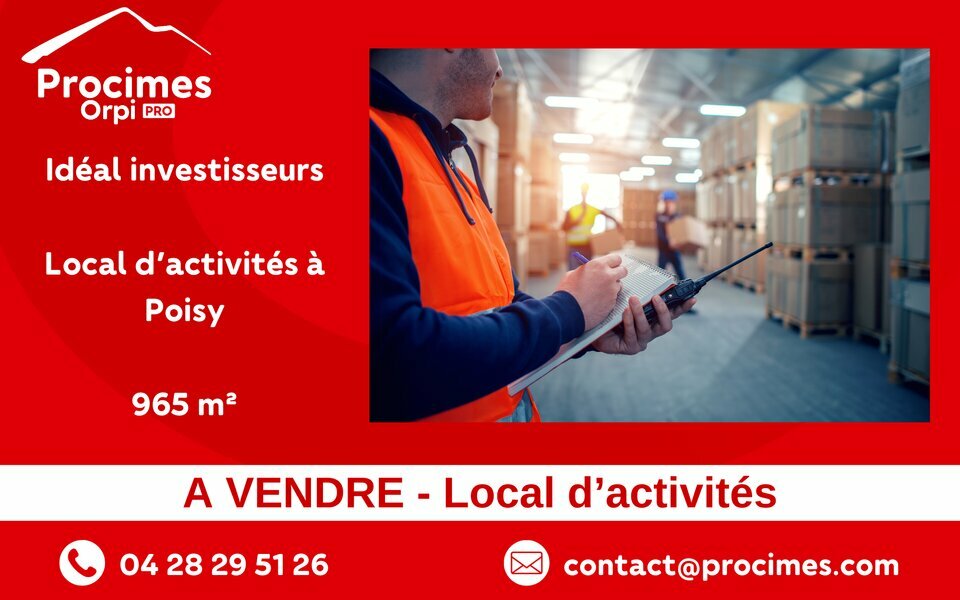 ORPI PROCIMES VENTE-LOCAL D'ACTIVITE-POISY-74