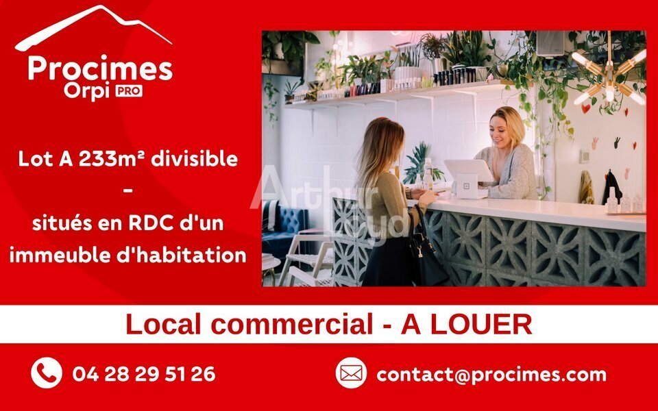 ARTHUR LOYD 2 SAVOIES LOCATION-LOCAL COMMERCIAL-VIVIERS_DU_LAC-73